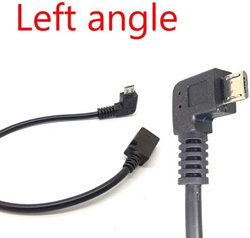 90 ° kut USB Micro B 5p ženska osoba do 5p muško lijevo desno dolje u kutni ekstenzijski kabel adapter za adapter tableta