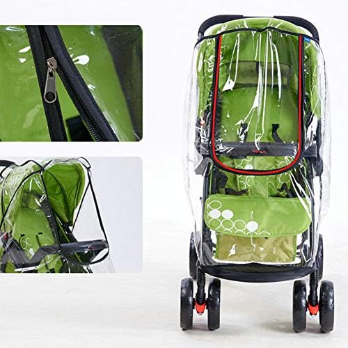 Xiaokeis kolica za kolica kiša, pokrivač za trčanje kolica, pribor za univerzalni kolica, poklopac kolica za vrijeme za bebe,