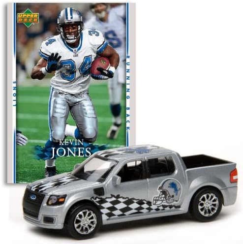 Detroit Lions - Kevin Jones 2007 Kolekcionari gornje palube NFL Ford SVT Adrenalin koncept s karticom