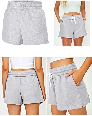 * 3 pakiranja ženskih sportskih kratkih hlača casual pamučne kratke hlače za slobodno vrijeme modne ljetne sportske kratke
