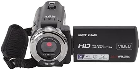 Kamkorder za video kameru, 3 inča u boji LCD zaslon kamkorder, 16x Zoom 30MP Digitalna video kamera, 1080p Full HD video