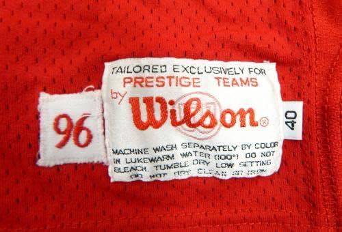 1996. Kansas City Chiefs J.Anderson 26 Igra je koristio Red Jersey 40 DP32177 - Nepotpisana NFL igra korištena dresova