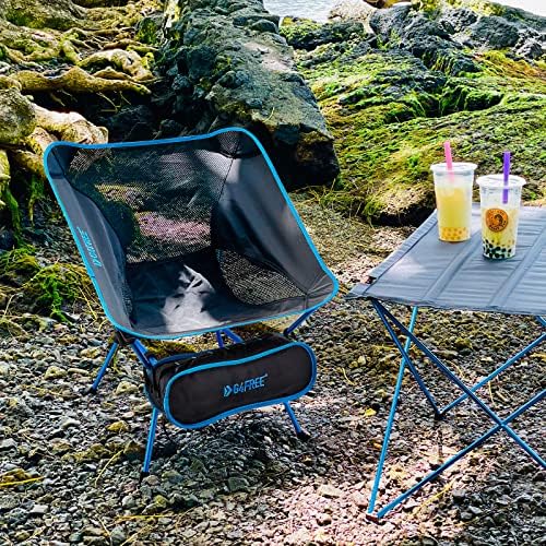 G4free 2pcs sklopive stolice za kampiranje, ultralight kompaktni ruksak za preklopne stolice travnjačke stolice teške dužnosti