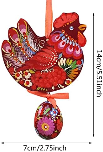 Početna Slatka obrt ukrasi Privjesci Ukrasi-akrilne kokoši za djecu izrezivanje-jaja ukrasi za obrt od jaja ukras viseća