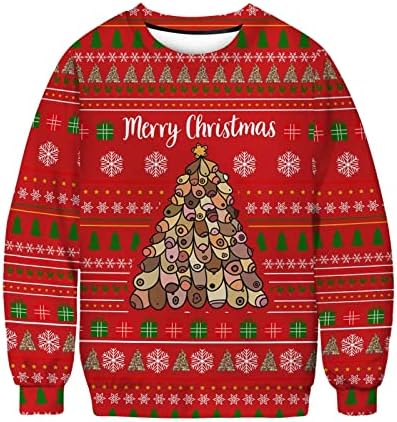 Muška jesenska zima Božić smiješni ružni dildos tajna ležerna labava džemper Raglan Sweathirt