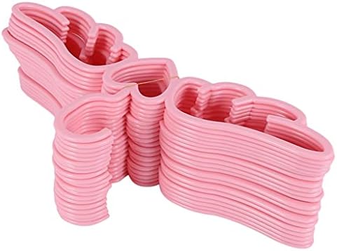 Ganfanren 20 pcs plastična vješalica za odjeću, slatka prilično ružičasta lobanje srca šal donjeg rublja
