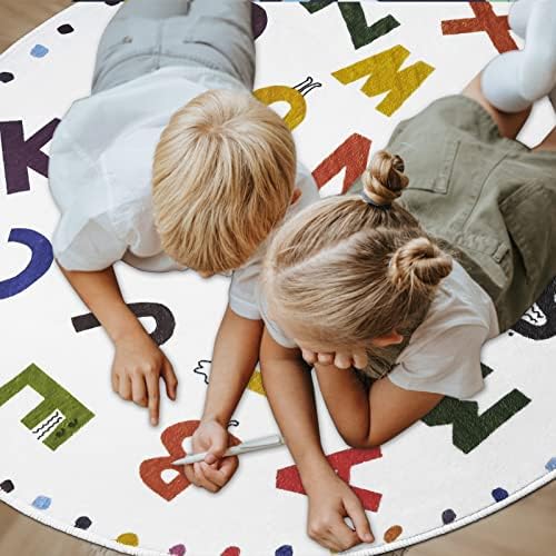 Luxixiry ABC vrtić za igranje, abecedni edukativni dječji prostirka pamuka pamuka mekanog plišanog učenja playmat za malu