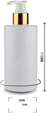 Zest Moringa 8 oz plastične pumpe boce | Propust, prazan i punjenje plastičnih pumpi za dozator pumpe s bijelim i zlatnim